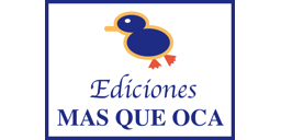 Logotipo de editorial: «Ediciones MasQueOca»