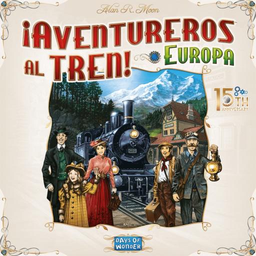 Imagen de juego de mesa: «¡Aventureros al tren! Europa – 15th Anniversary»