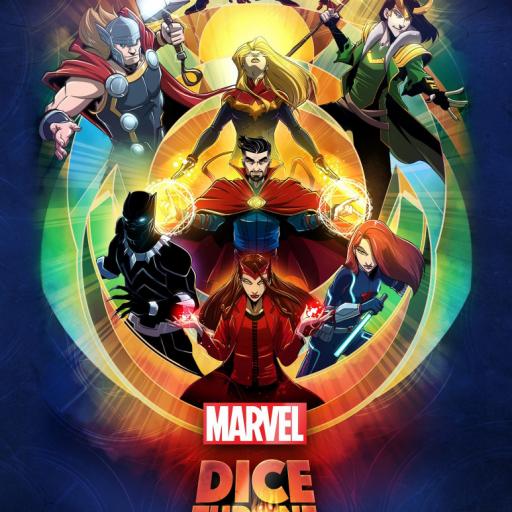 Imagen de juego de mesa: «Marvel Dice Throne»