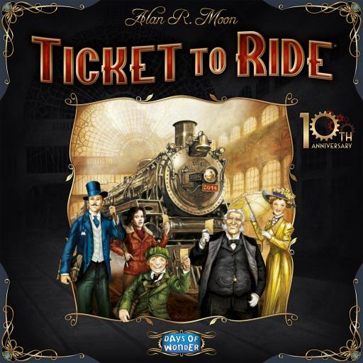 Imagen de juego de mesa: «Ticket to Ride: 10th Anniversary»