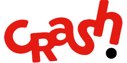 Logotipo de tienda: «Crash Comics»