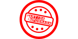 Logotipo de analista: «Partida impugnada»