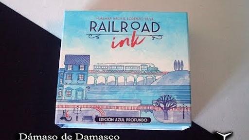 Imagen de reseña: «Unboxing "Railroad Ink: Edición azul profundo"»