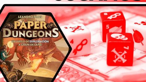 Imagen de reseña: «"Paper Dungeons" Partida + Opinión»