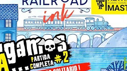 Imagen de reseña: «"Railroad Ink: Edición azul profundo"»