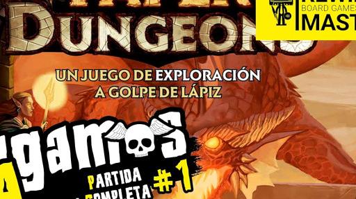 Imagen de reseña: «Jugamos a - "Paper Dungeons" #1»