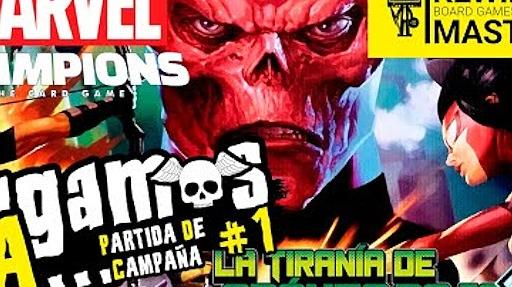 Imagen de reseña: «Jugamos a - "Marvel Champions: LCG – La Tiranía de Cráneo Rojo" #1»
