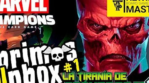 Imagen de reseña: «Abrimos - "Marvel Champions: LCG – La Tiranía de Cráneo Rojo"»
