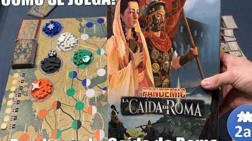 Imagen de reseña: «"Pandemic: La Caída de Roma", preparación, tutorial y opinión»