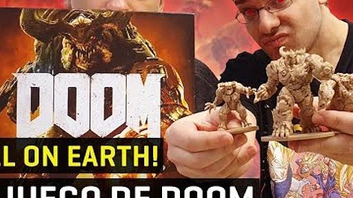 Imagen de reseña: «Unboxing de "DOOM: El juego de tablero" - ¿Merece la pena?»