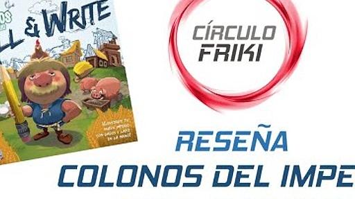 Imagen de reseña: «Presentación y opinión de "Colonos del Imperio: Roll & Write"»