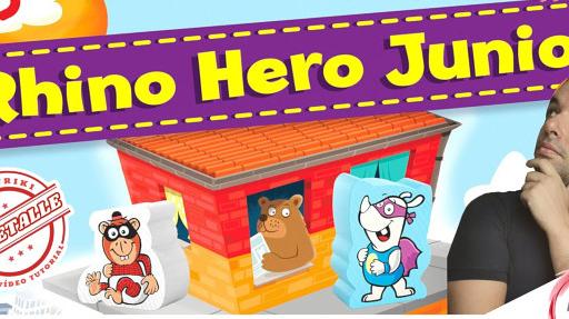 Imagen de reseña: «"Rhino Hero Junior" Reseña y cómo se juega / Tutorial y partida»