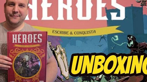 Imagen de reseña: «"Héroes: Escribe y Conquista" - Unboxing»