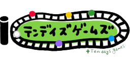 Logotipo de editorial: «テンデイズゲームズ (Ten Days Games)»