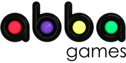 Logotipo de editorial: «ABBA Games»
