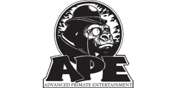 Logotipo de editorial: «APE Games»