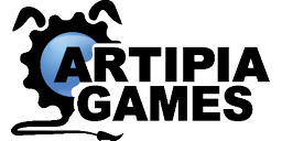 Logotipo de editorial: «Artipia Games»
