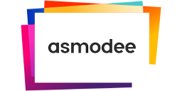 Logotipo de editorial: «Asmodee»