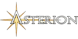 Logotipo de editorial: «Asterion Press»
