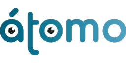 Logotipo de editorial: «Atomo Games»