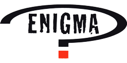 Logotipo de editorial: «Bergsala Enigma»