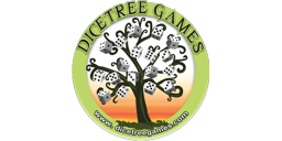 Logotipo de editorial: «DiceTree Games»