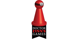 Logotipo de editorial: «Dr. Finn's Games»