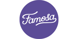 Logotipo de editorial: «Famosa»