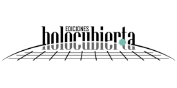 Logotipo de editorial: «Holocubierta Ediciones»
