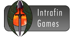 Logotipo de editorial: «Intrafin Games»