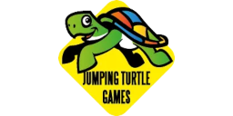 Logotipo de editorial: «Jumping Turtle Games»