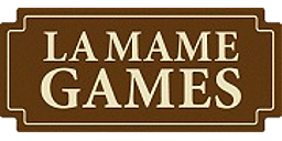 Logotipo de editorial: «La Mame Games»