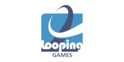 Logotipo de editorial: «Looping Games»
