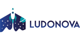 Logotipo de editorial: «Ludonova»