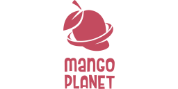Logotipo de editorial: «Mango Planet»