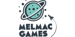 Logotipo de editorial: «Melmac Games»