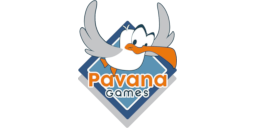 Logotipo de editorial: «Pavana Games»