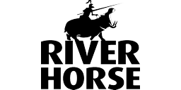 Logotipo de editorial: «River Horse»