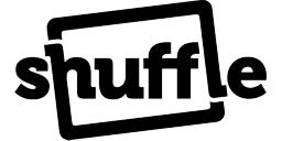 Logotipo de editorial: «Shuffle»