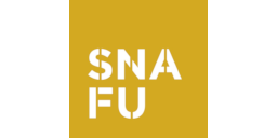 Logotipo de editorial: «SNAFU Design»