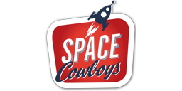 Logotipo de editorial: «Space Cowboys»