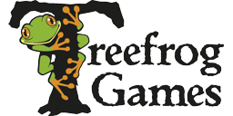 Logotipo de editorial: «Treefrog Games»