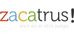 Logotipo de editorial: «Zacatrus!»