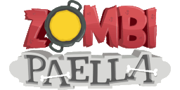 Logotipo de editorial: «Zombi Paella»