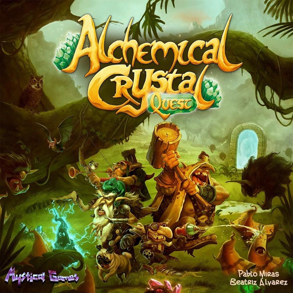 Tuile Double Face Pour Jeu De Société / Miniatures - Thème 'Alchemical Crystal Quest' - Occasion, Voir Photo