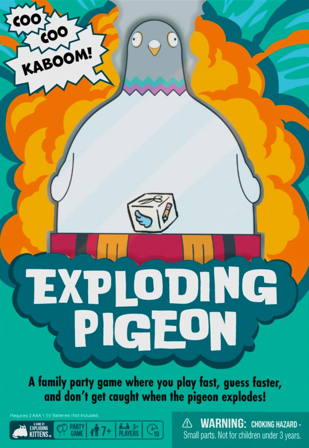 Exploding Pigeon ~ Juego de mesa • Ludonauta.es