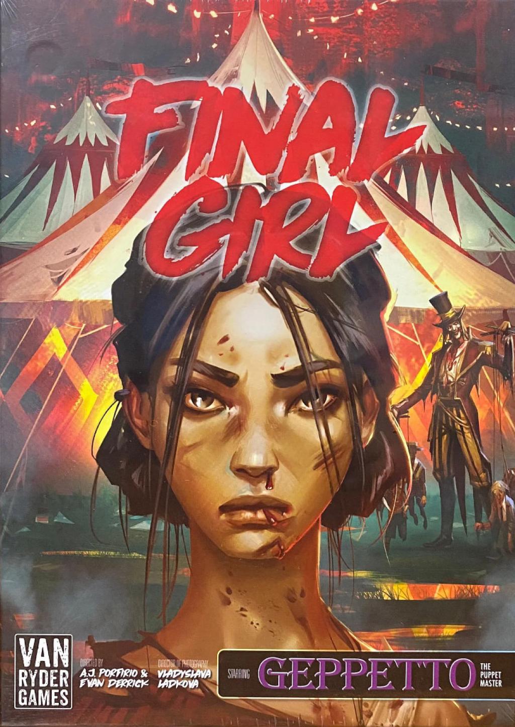 Final Girl Carnival Blood Geppetto Juego de mesa • Ludonauta.es