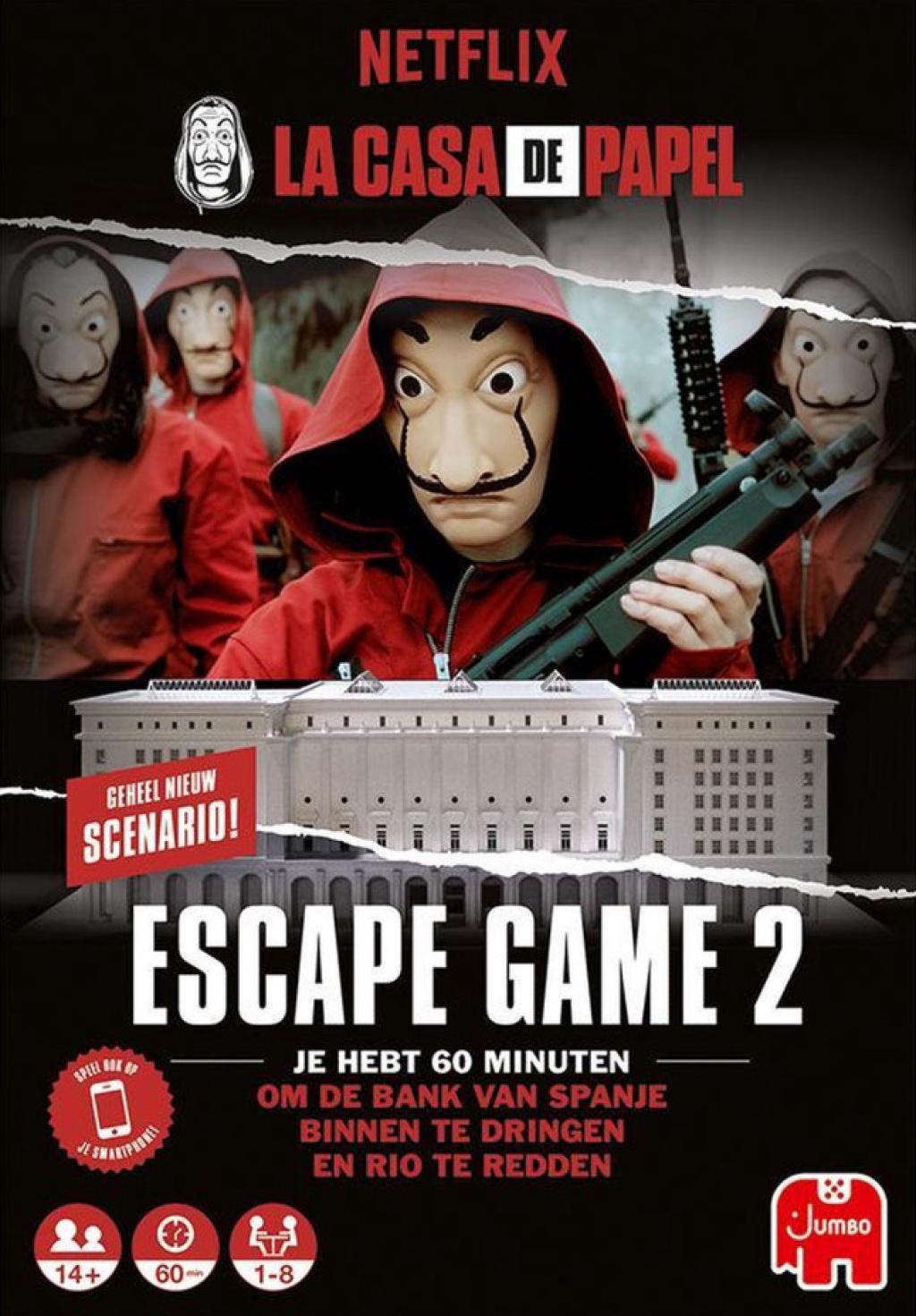 Rana Capilares columpio La Casa de Papel Escape Game 2 ~ Juego de mesa • Ludonauta.es