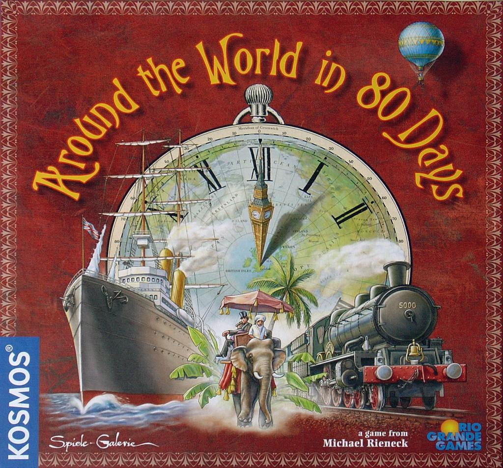 La vuelta al mundo en 80 días ~ Juego de mesa • Ludonauta.es