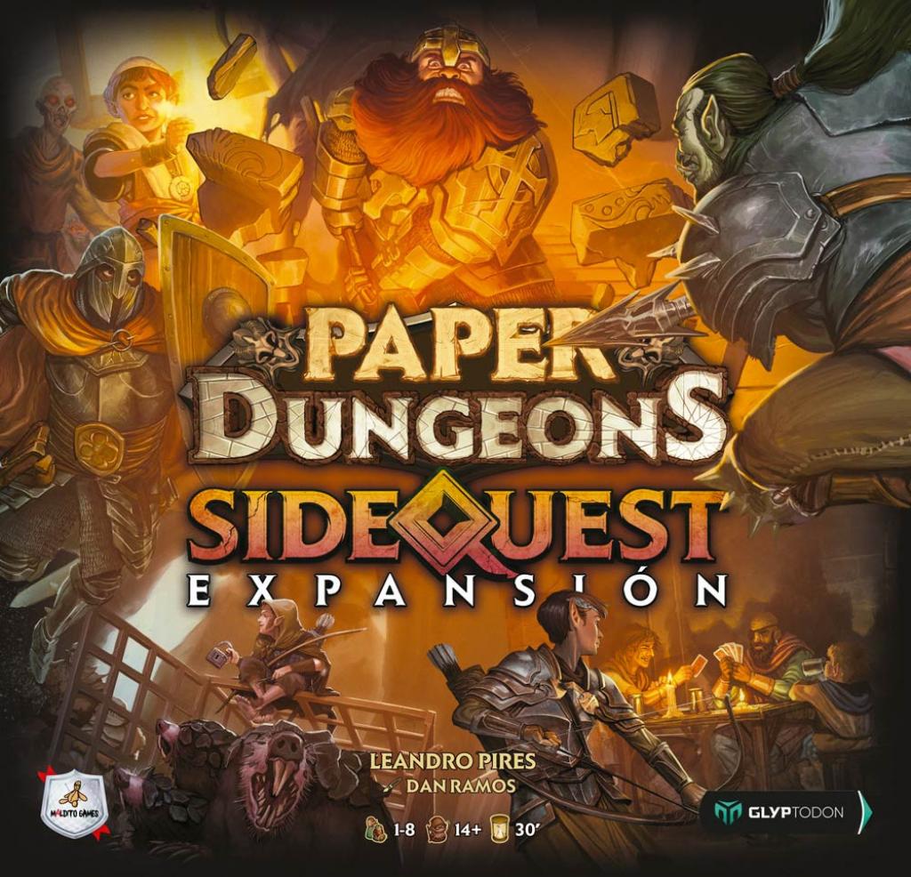 Paper Dungeons Side Quest Expansión Juego de mesa • Ludonauta.es
